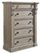 Arch Salvage 5 Drawer Jackson Chest in Parchment image