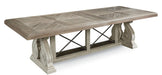 Arch Salvage Pearce Dining Table in Parchment image