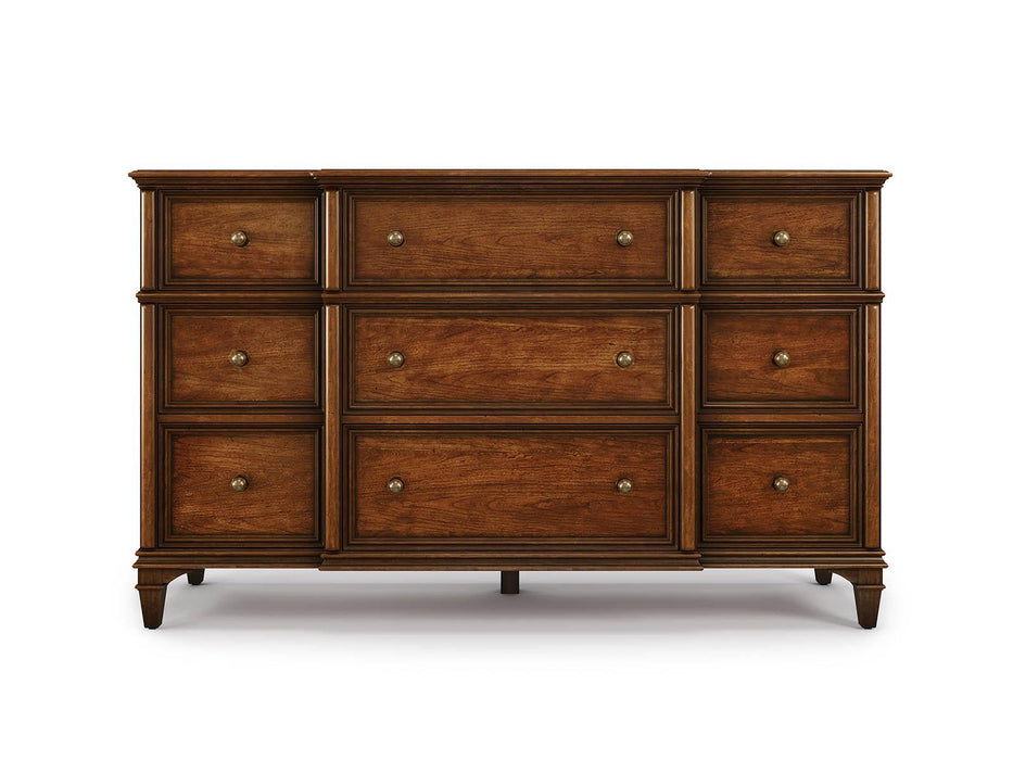 Furniture Newel Dresser in Medium Cherry