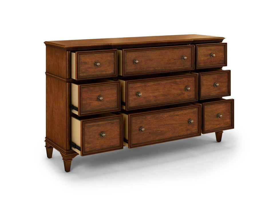 Furniture Newel Dresser in Medium Cherry