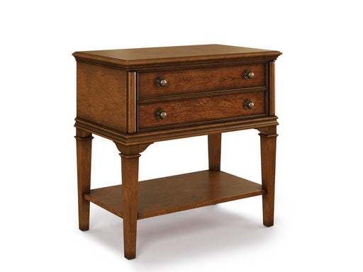 Furniture Newel Nightstand in Medium Cherry image