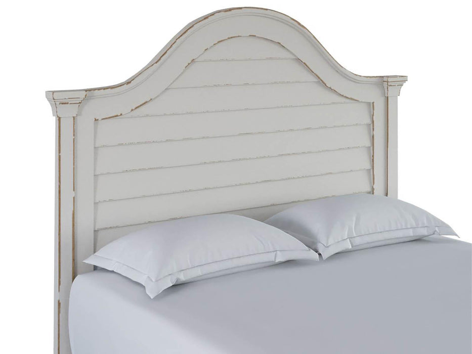 Furniture Palisade California King Panel Bed in White