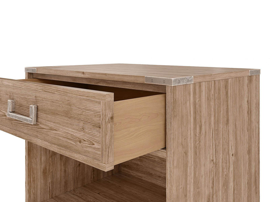 Furniture Passage Small Nightstand in Light Oak