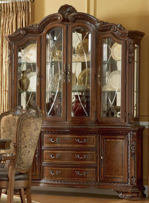 Old World China Cabinet in Cherry