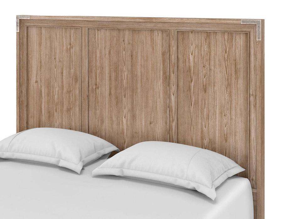 Furniture Passage King Panel Bed in Light Oak