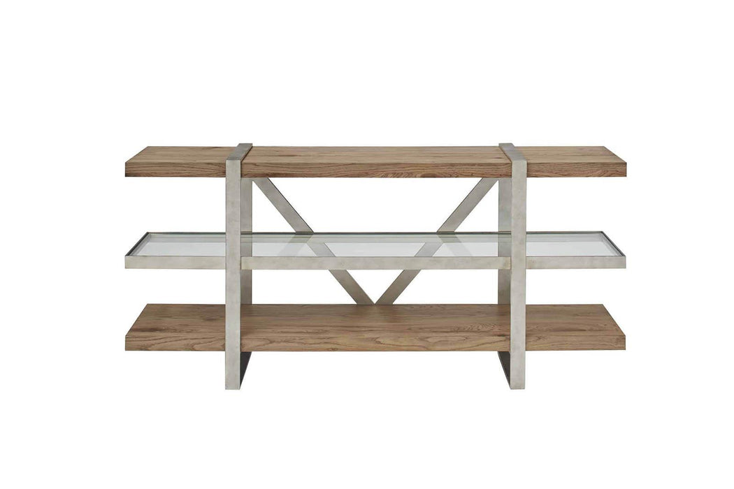 Furniture Passage Media Console in Light Oak