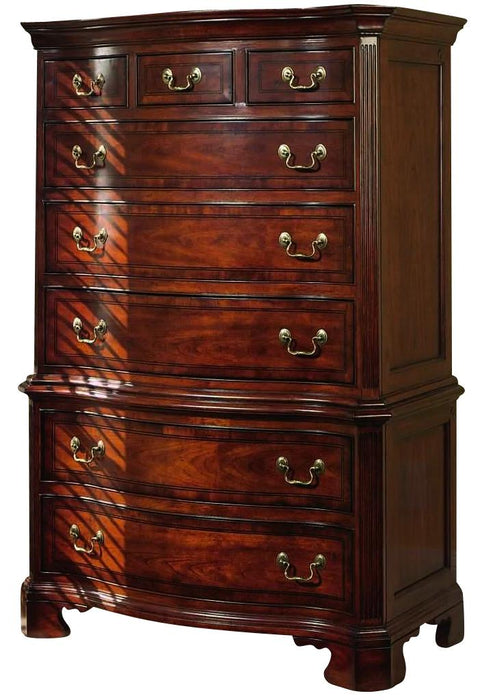 American Drew Cherry Grove Chest on Chest in Cherry