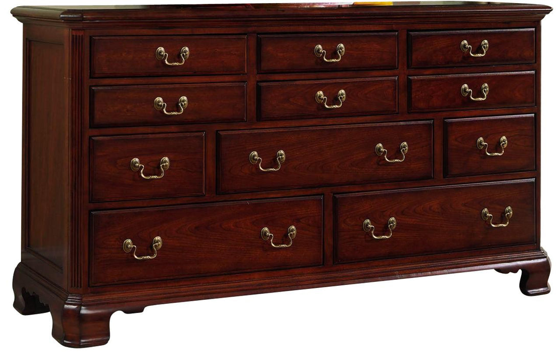 American Drew Cherry Grove Triple Dresser in Cherry