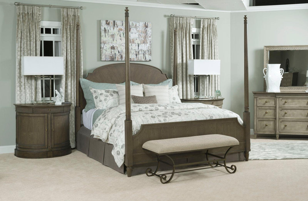 American Drew Savona Bed Bench in Versaille