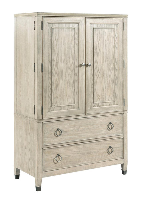 American Drew Vista Easton Door Chest in White Oak image