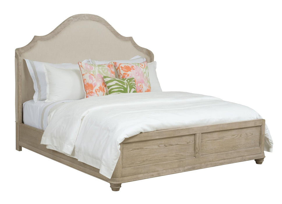 American Drew Vista Haven California King Shelter Bed in White Oak image