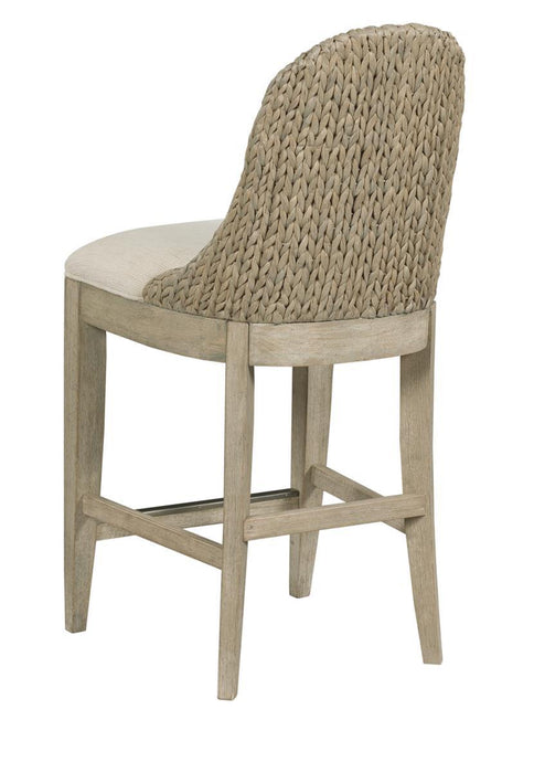 American Drew Vista Boca Woven Stool in White Oak (Set of 2)