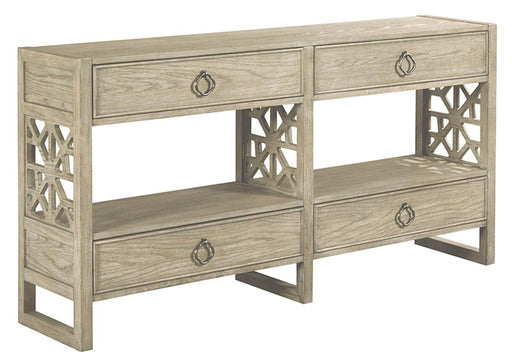 American Drew Vista Biscane Hall Console in White Oak image