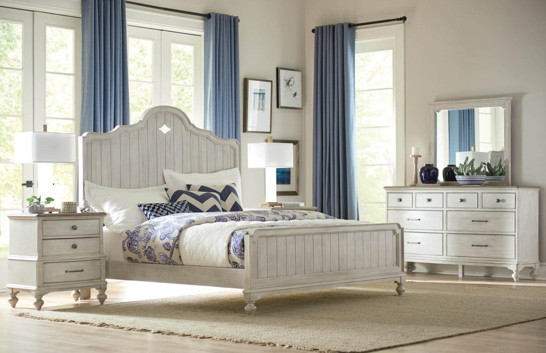 American Drew Litchfield Queen Laurel Panel Bed