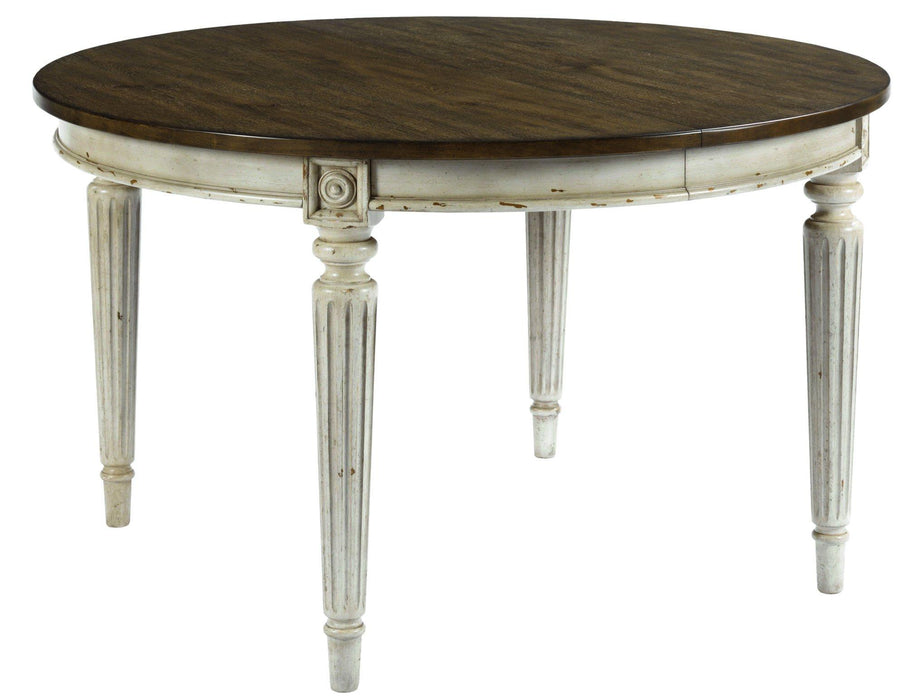 American Drew Southbury Dining Table in Fossil and Parchment image