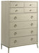 American Drew Lenox Carson 8 Drawer Chest in Rich Clear Lacquer image