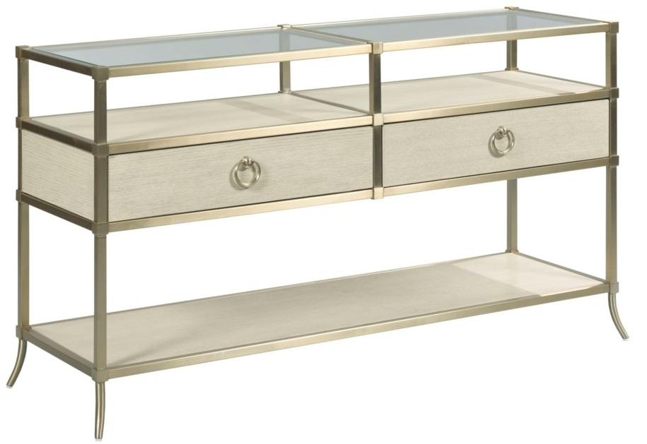 American Drew Lenox Capri Console Table Rich Clear Lacquer image