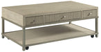 American Drew West Fork Bailey Coffee Table in Aged Taupe image