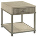 American Drew West Fork Bailey End Table in Aged Taupe image