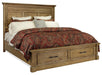 Aspenhome Manchester California King Storage Bed in Glazed Oak image