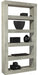 Aspenhome Nova Oak 94" Open Display Case in Heather Gray WKU4894-HGR image