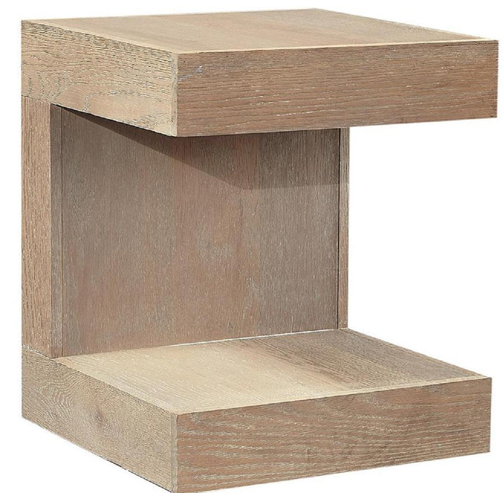 Aspenhome Nova Oak End Table in English Taupe WKU914-ETP image