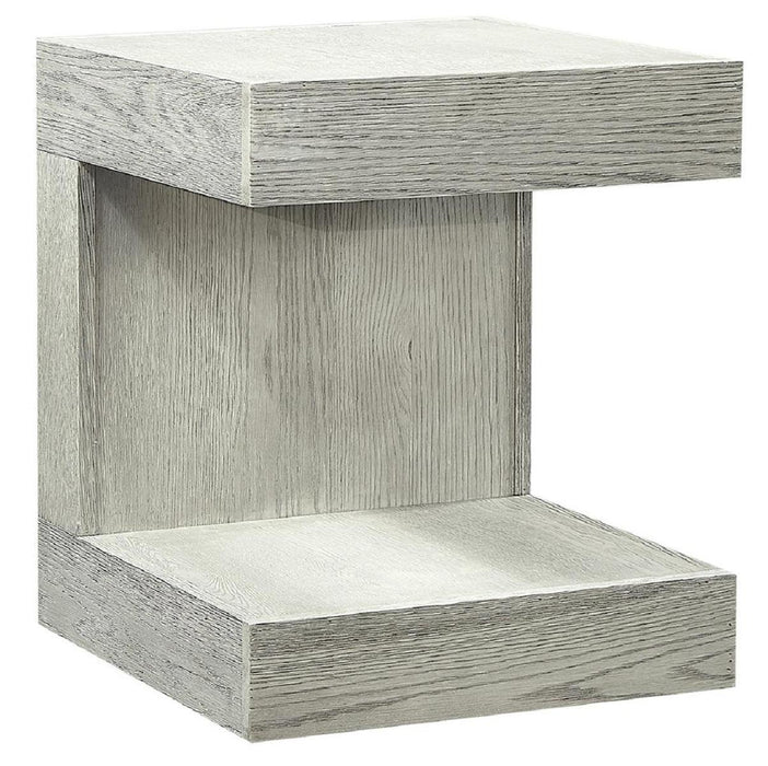 Aspenhome Nova Oak End Table in Heather Gray WKU914-HGR image