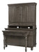 Aspenhome Oxford Murphy Desk and Hutch in Peppercorn image