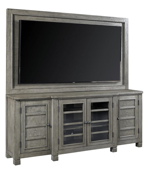 Aspenhome Tucker 75" Console with TV Backer in Stone image