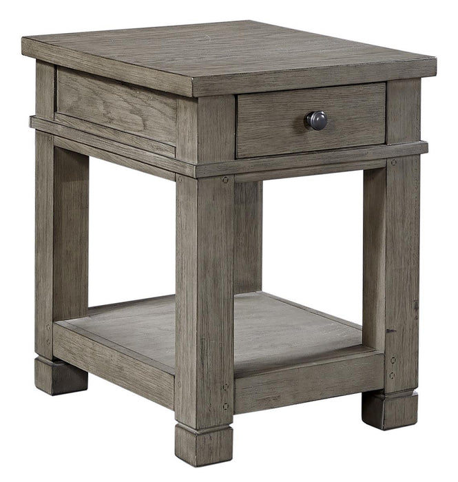 Aspenhome Tucker Chairside Table in Stone I45-9130-STN image