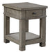 Aspenhome Tucker Chairside Table in Stone I45-9130-STN image