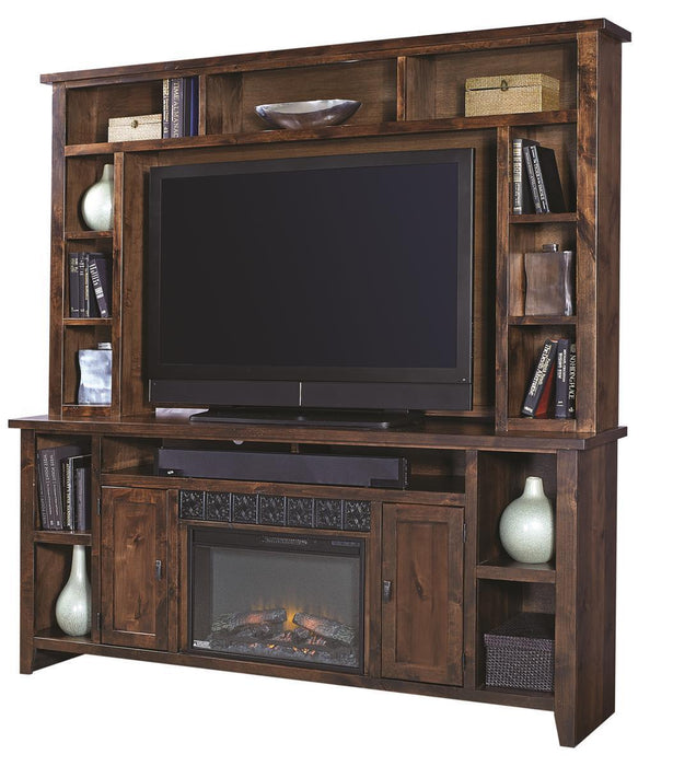 Aspenhome Alder Grove 84" Fireplace Console in Tobacco