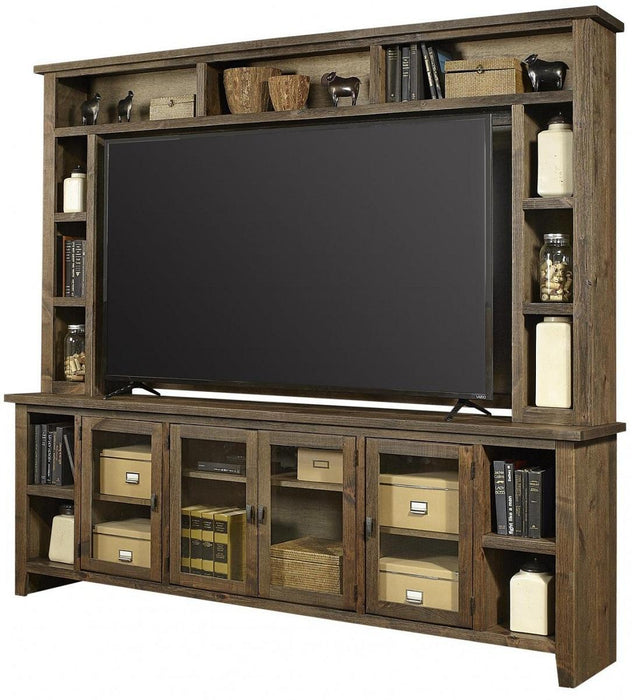 Aspenhome Alder Grove 84" Console and Hutch in Brindle image