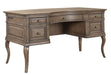 Aspenhome Arcadia 60" Half Pedestal Desk in Truffle image