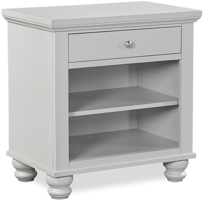 Aspenhome Cambridge 1 Drawer Nightstand in Grey image