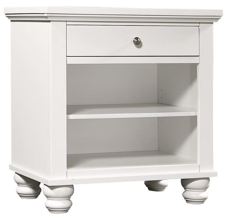 Aspenhome Cambridge 1 Drawer Nightstand in White image