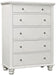 Aspenhome Cambridge 6 Drawer Chest in White image