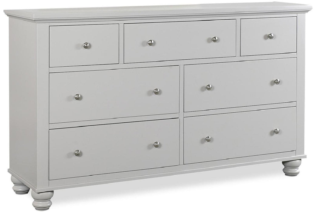 Aspenhome Cambridge 7 Drawer Double Dresser in Grey image