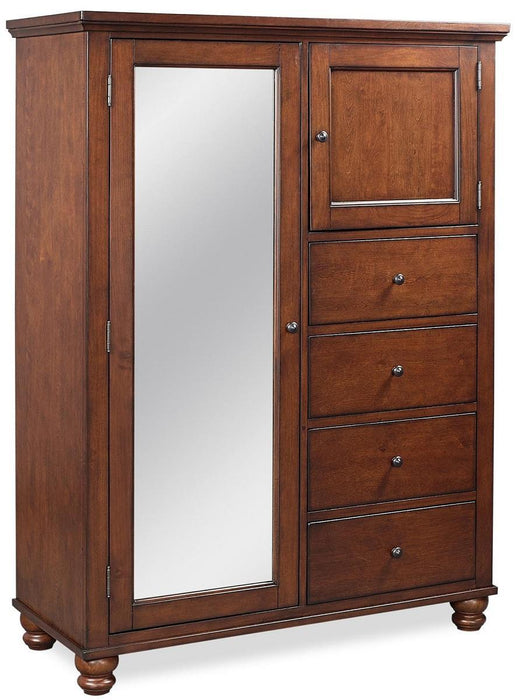 Aspenhome Cambridge Chiffarobe in Brown Cherry image