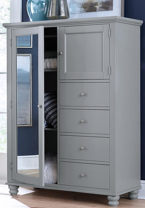 Aspenhome Cambridge Chiffarobe in Grey