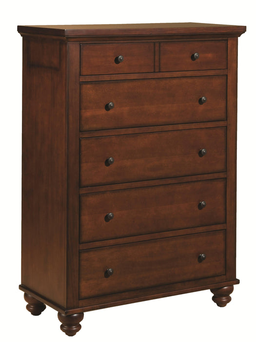 Aspenhome Cambridge Chest in Brown Cherry ICB-456-BCH image