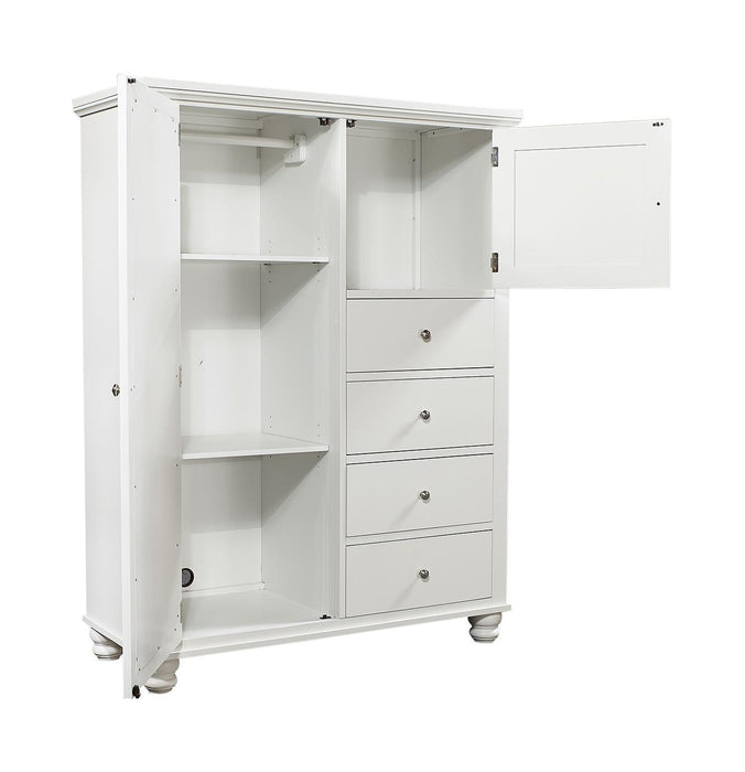 Aspenhome Cambridge Chiffarobe in White