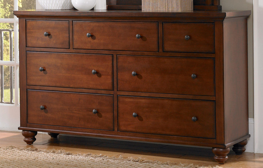 Aspenhome Cambridge Double Dresser in Brown Cherry ICB-454-BCH