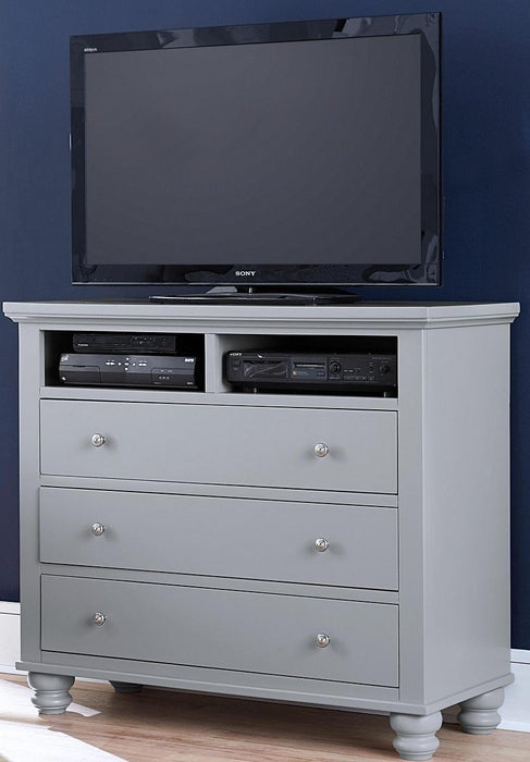 Aspenhome Cambridge Entertainment Chest in Gray