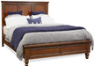 Aspenhome Cambridge California King Panel Bed in Brown Cherry image