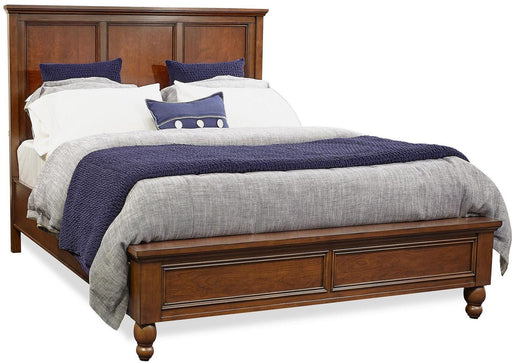 Aspenhome Cambridge Queen Panel Bed in Brown Cherry image