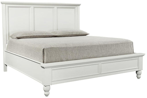 Aspenhome Cambridge California King Panel Bed in White image