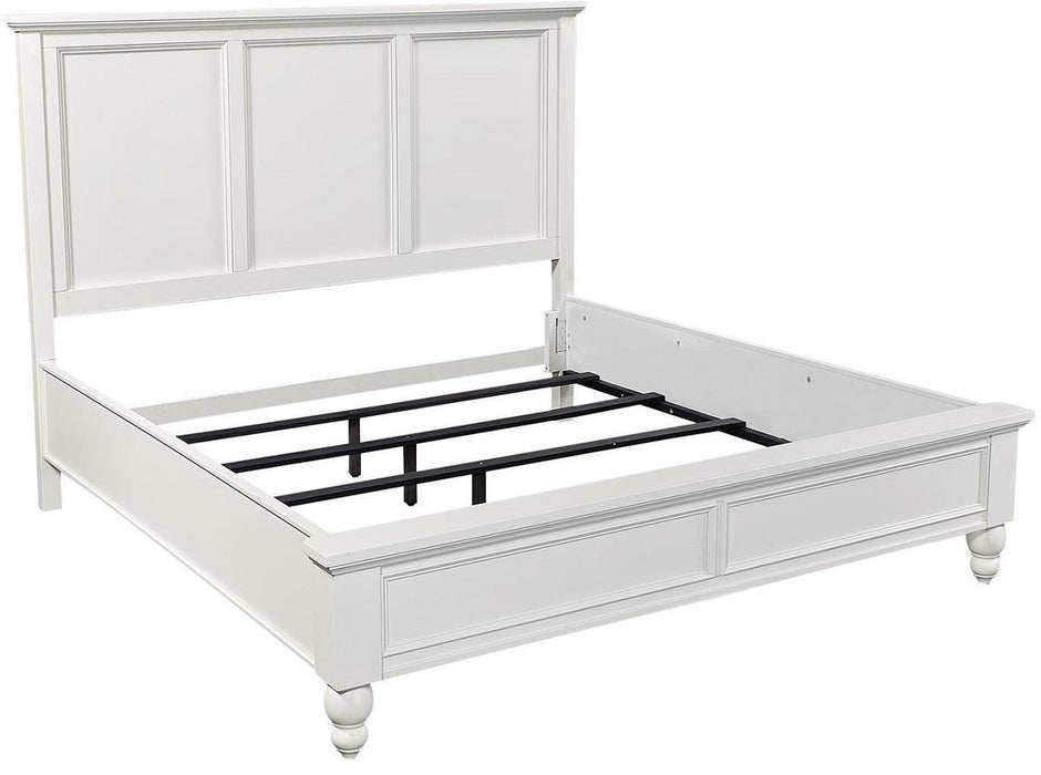 Aspenhome Cambridge California King Panel Bed in White