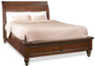 Aspenhome Cambridge California King Sleigh Bed in Brown Cherry image