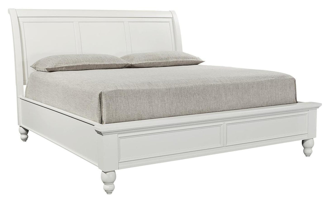 Aspenhome Cambridge California King Sleigh Bed in White image